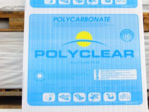 10 mm polycarbonaat kanaalplaat, outlet platen