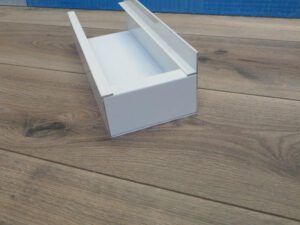 Aluminium Dakgoot G120 kleur wit of antraciet