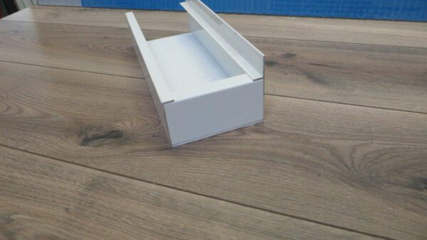 Aluminium Dakgoot G120 kleur wit of antraciet