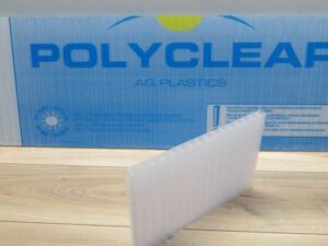16 mm polycarbonaat kanaalplaat, 98 cm breed  “STANDAARD PLATEN”