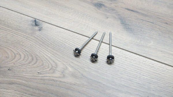 RVS schroef 4,5 x 70 met ring - Afbeelding 3