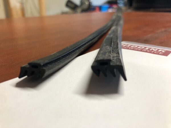 Afdichtingsrubber zwart voor de aluminium profielen € 1,75 per meter - Afbeelding 2