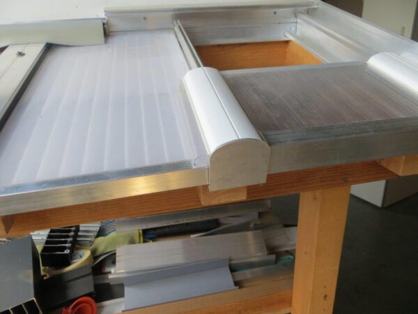 Aluminium koppelprofiel - 32 mm plaat - Afbeelding 2