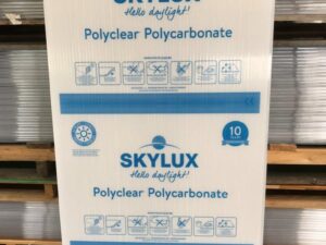 16 mm polycarbonaat platen 98 cm breed € 19,50 per meter