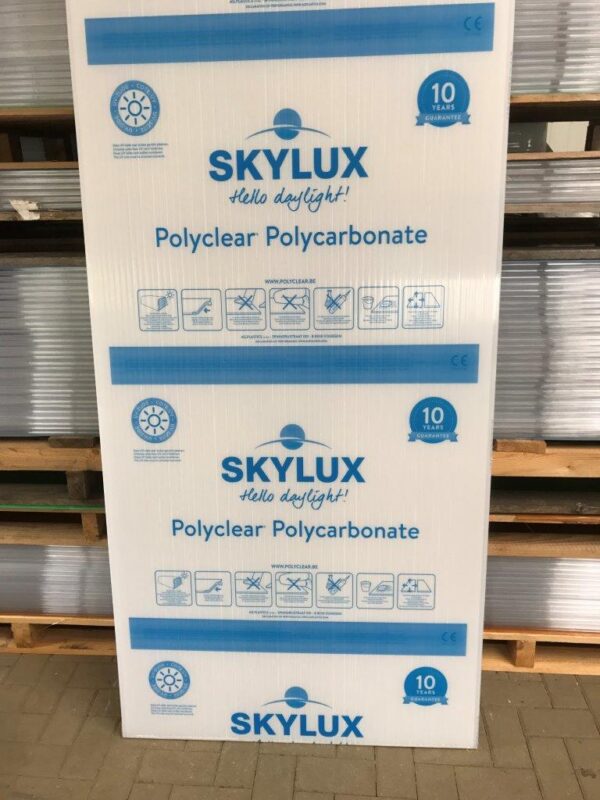 16 mm polycarbonaat platen 98 cm breed € 19,50 per meter