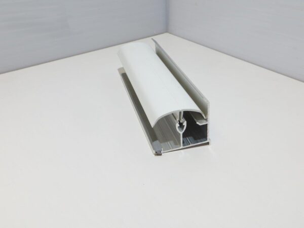 Aluminium zijprofiel + afdeklijst voor 16 mm plaat
