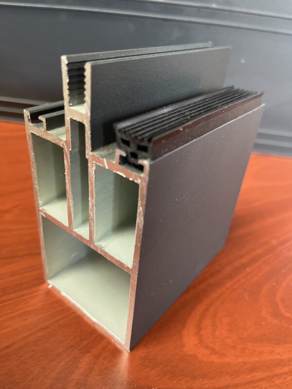 Afdichtingsrubber zwart voor diverse aluminium profielen [dik ] - Afbeelding 4